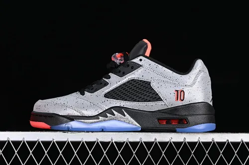 All categories Air Jordan Jordan series basketball shoes Air Jordan 5 Air Jordan 5 Low "Neymar" AJ5 Joe 5 cement gray low-top basketball shoes 846316-025